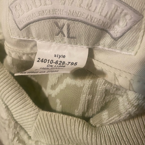 Sage green floral retro sweater - Picture 3 of 3